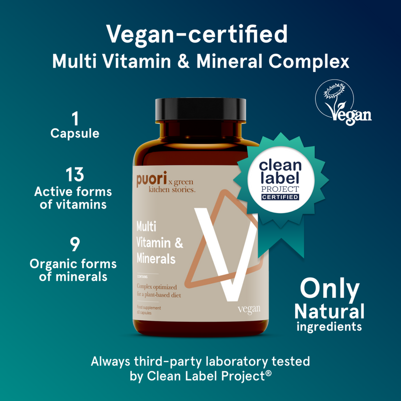 Load image into Gallery viewer, Puori V Multivitamin and Minerals (60 Capsules)