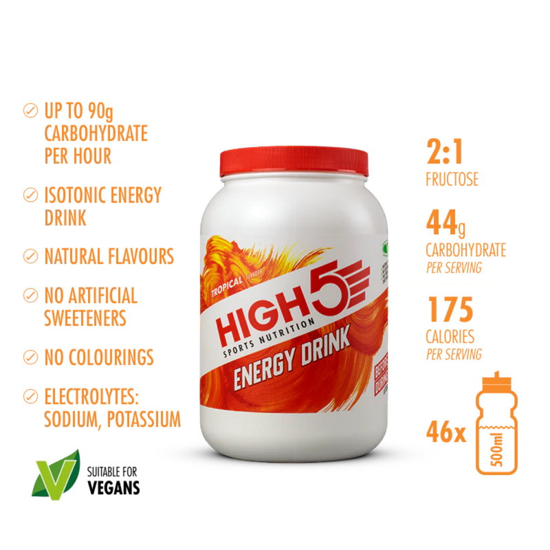 Load image into Gallery viewer, High5 Energy Drink Tropical (2200g)