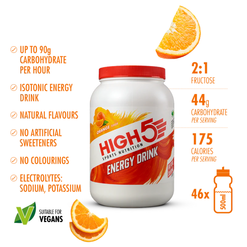 Load image into Gallery viewer, High5 Energy Drink Orange (2200g)