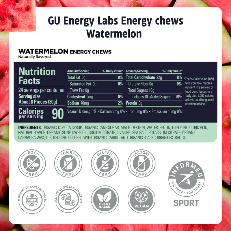 Load image into Gallery viewer, GU Energy Chews Watermelon (30g)