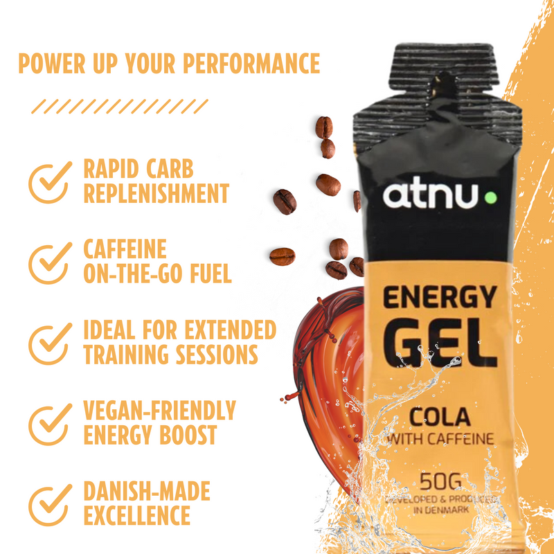 Load image into Gallery viewer, ATNU Energy Gel Cola with Caffeine (15x50g)