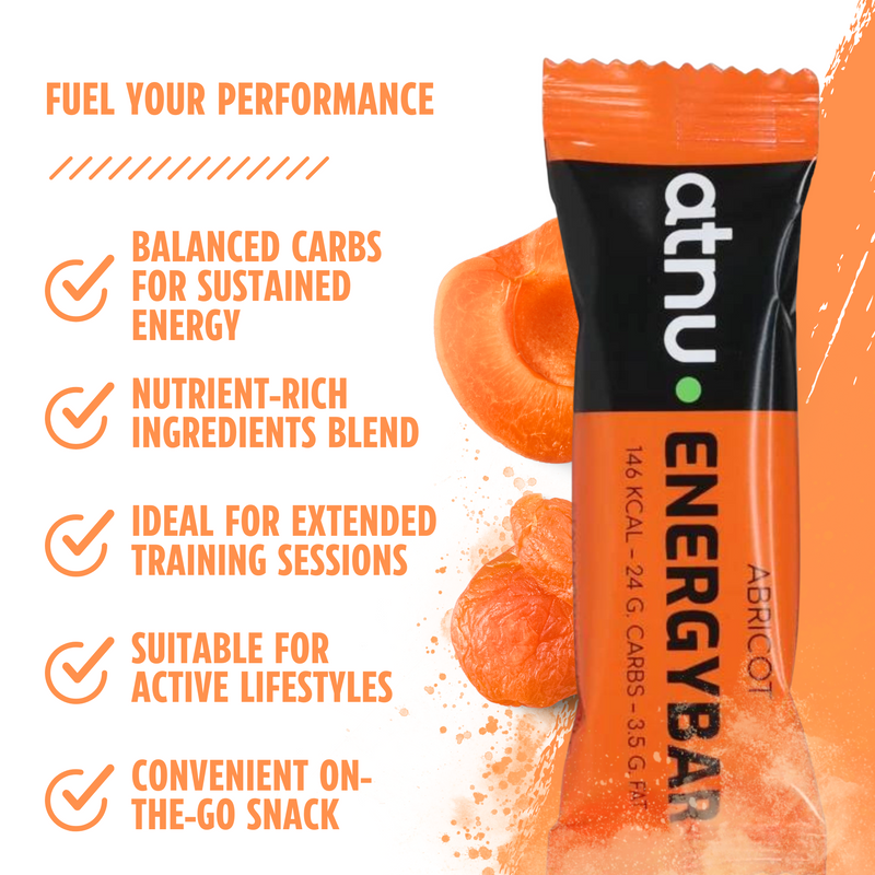 Load image into Gallery viewer, ATNU Energy Bar Apricot (12x40g)