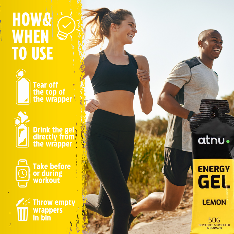 Load image into Gallery viewer, ATNU Energy Gel Lemon (15x50g)