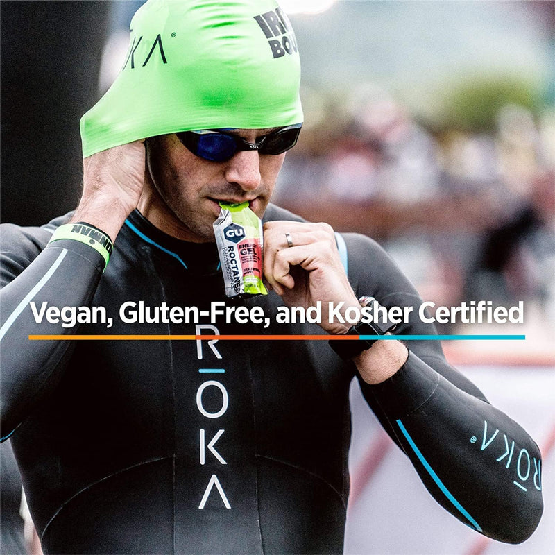 Load image into Gallery viewer, GU Energy Gel Roctane Blueberry Pomegranate with Caffeine (24 x 32g)