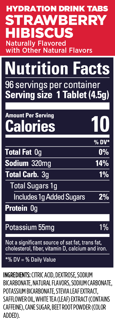 Load image into Gallery viewer, GU Energy Electrolyte Tabs Strawberry Hibiscus (8 x 12 tabs)
