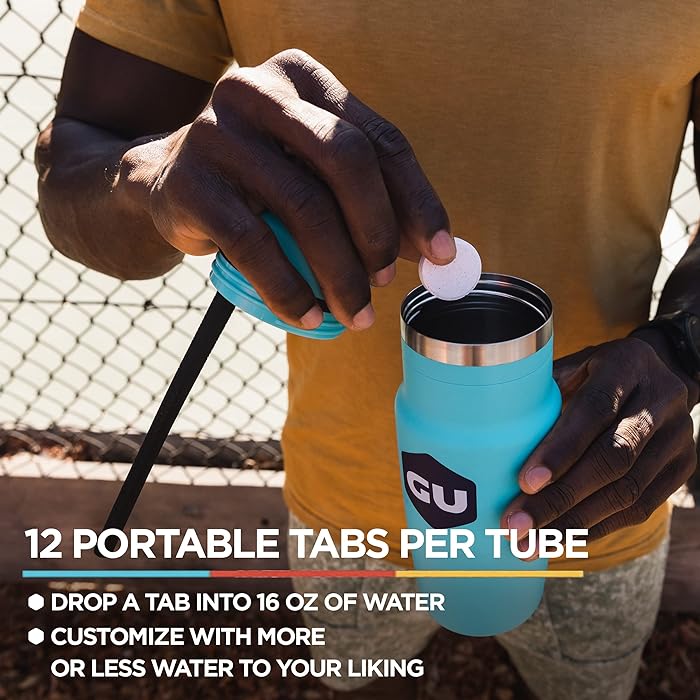 Load image into Gallery viewer, GU Energy Electrolyte Tabs Hydration Lemon Lime (8 x 12 Tabs)