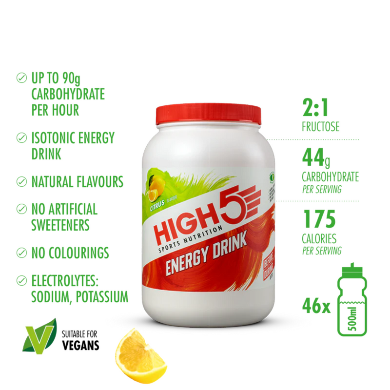 Load image into Gallery viewer, High5 Energy Drink Citrus (2200g)