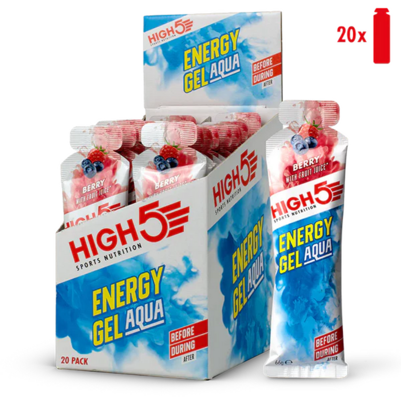 Load image into Gallery viewer, High5 Energy Gel Aqua Berry (20x66g)