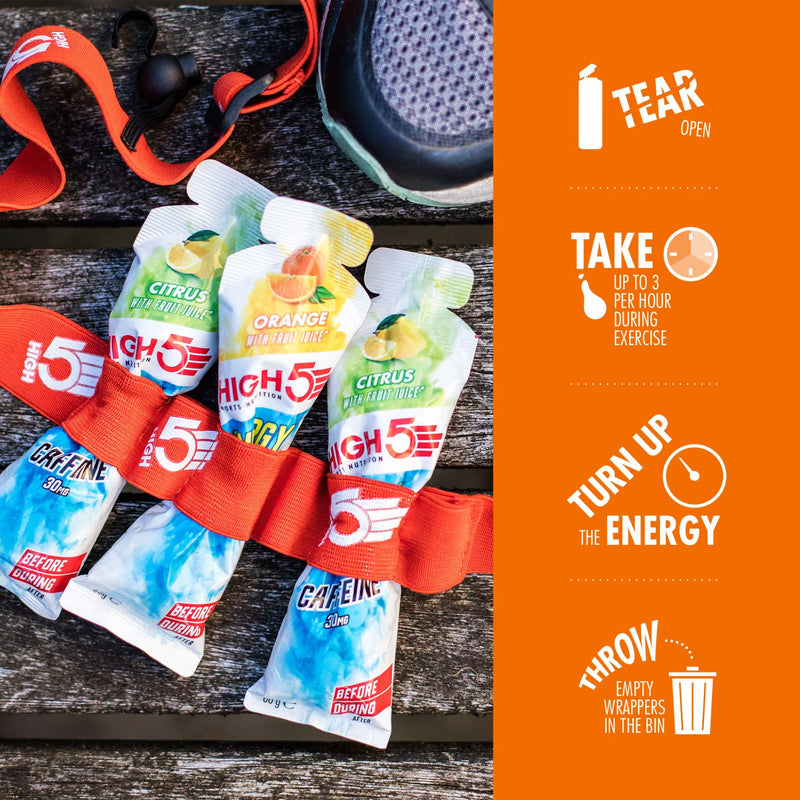 Load image into Gallery viewer, High5 Energy Gel Aqua Orange (66g)