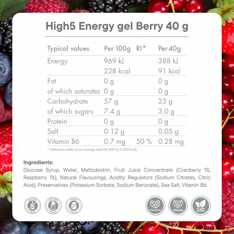 Load image into Gallery viewer, High5 Energy Gel Mixed Flavors 40 g x 20 pcs.