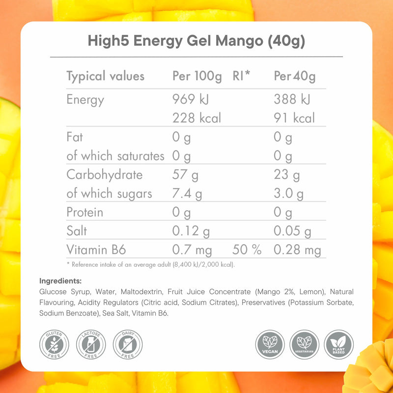 Load image into Gallery viewer, High5 Energy Gel Mixed Flavors 40 g x 20 pcs.