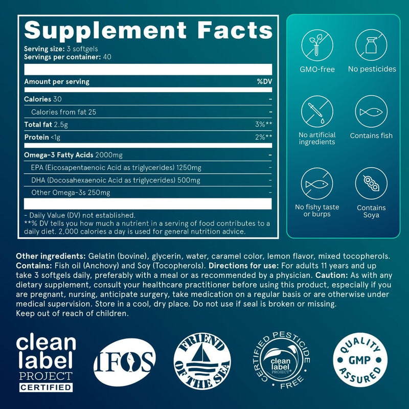 Load image into Gallery viewer, Puori Omega-3 Fish Oil O3 (180 Capsules)