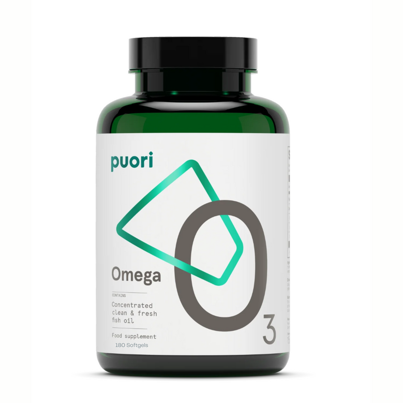 Load image into Gallery viewer, Puori Omega-3 Fish Oil O3 (180 Capsules)