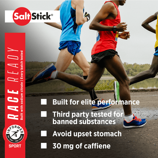 SaltStick PLUS Electrolyte capsules with Caffeine (100 Caps)