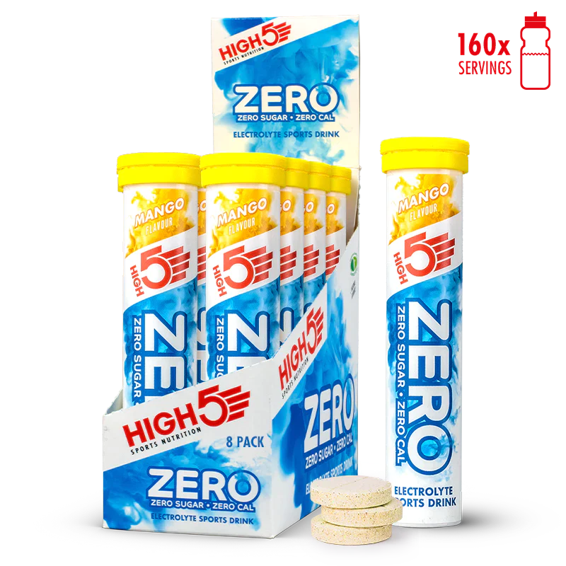 Load image into Gallery viewer, High5 Electrolyte Tabs ZERO Mango (8x20 tabs)
