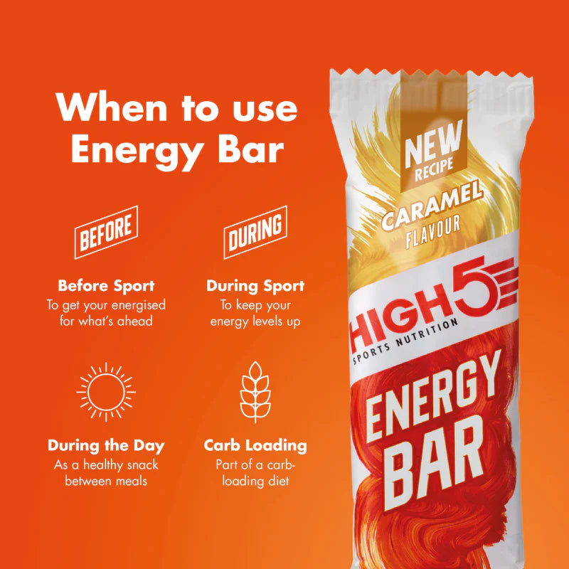 Load image into Gallery viewer, High5 Energy Bar Caramel (12 x 55g)