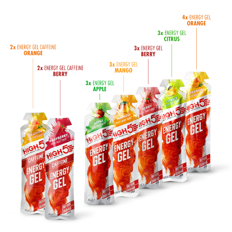 Load image into Gallery viewer, High5 Energy Gel Mixed Flavors 40 g x 20 pcs.